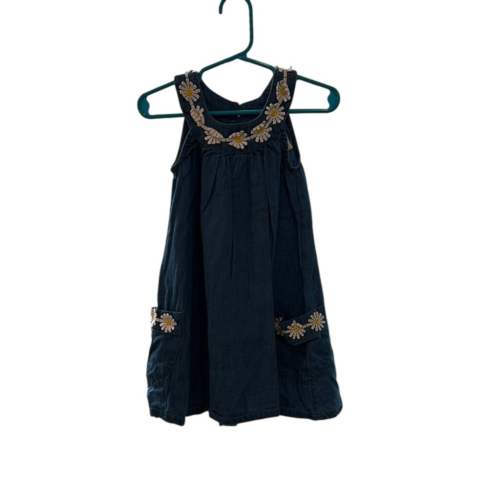 Cynthia Rowley Denim‎ Daisy Pocket Dress Kids Size 3T